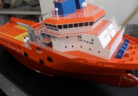 customized model of 80m AHTS VESSEL of type UT 712 CD